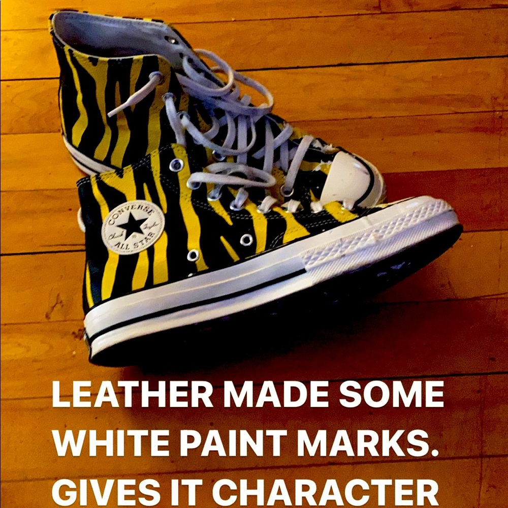 ONE OF KIND ZEBRA PRINT LEATHER CONVERSE